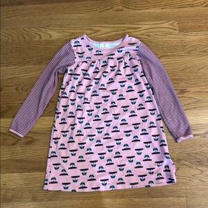 Hannah Pink and Black Casual Dress